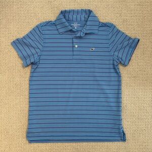 Vineyard Vines boys M Sankaty Striped Polo